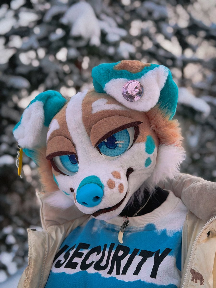 YashaPowellBox's tweet photo. The first big walk of my first fursuit !!! It was wonderful UwU
#Furry #Fursuit 
#dog https://t.co/DEDCxXhkNR