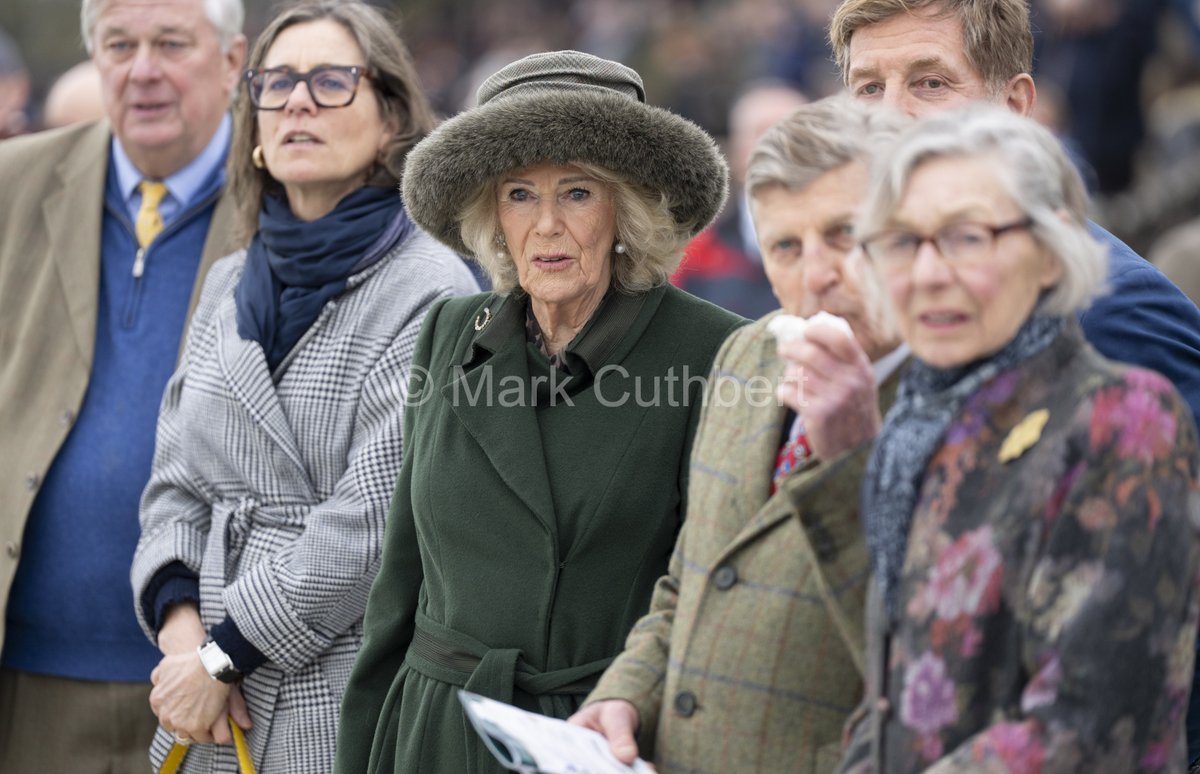 markacuthbert's tweet image. Queen Camilla, Patron, attends Jamie's Farm Charity Race Day at Plumpton Racecourse. #royal #royals #camilla #queen