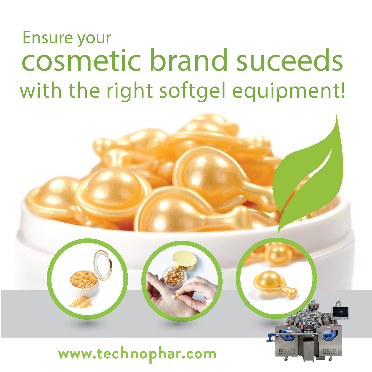 Technophar's tweet photo. 𝑫𝒊𝒅 𝒚𝒐𝒖 𝑲𝒏𝒐𝒘? Plant-based softgels are becoming increasingly used in the cosmetics industry as brands seek more ethical, environmentally friendly, and sustainable products. ↪️ Read more: https://t.co/pYitOMFNQx https://t.co/CwAgZYMrCH