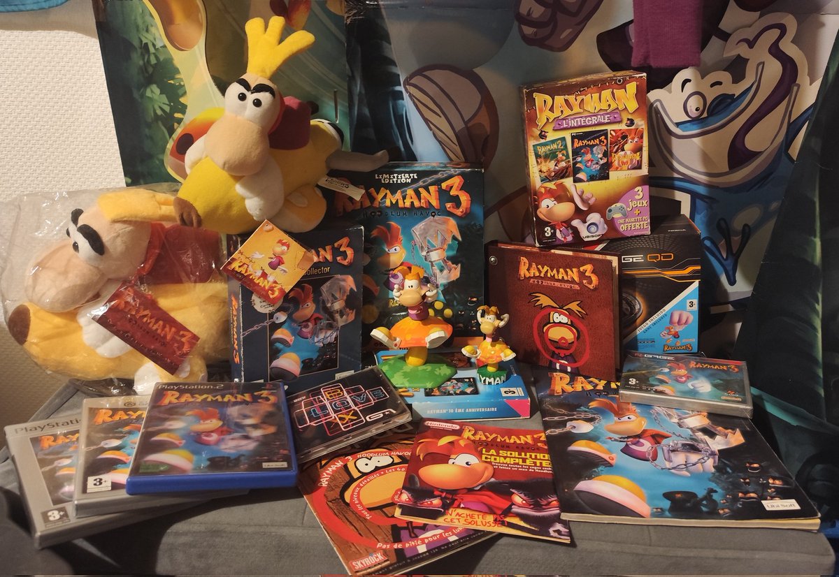 PetraudWilliam's tweet photo. Joyeux 23ieme anniversaire, Rayman 3: Hoodlum Havoc! #Rayman #Ubisoft #Collection #Gaming @conkerax @RaymanGame @RaymanTogether @UbisoftFR @raymanmerch https://t.co/fd8uaA3kNY