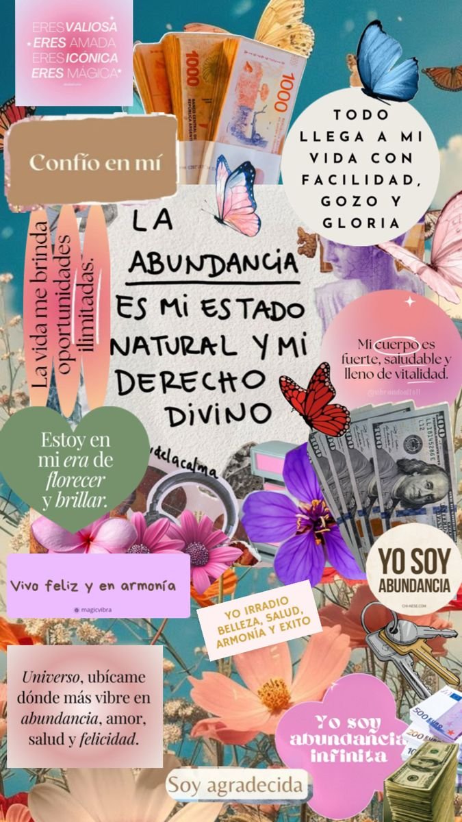 afirmaciones para manifestar abundancia, prosperidad y estabilidad a tu vida 🌠