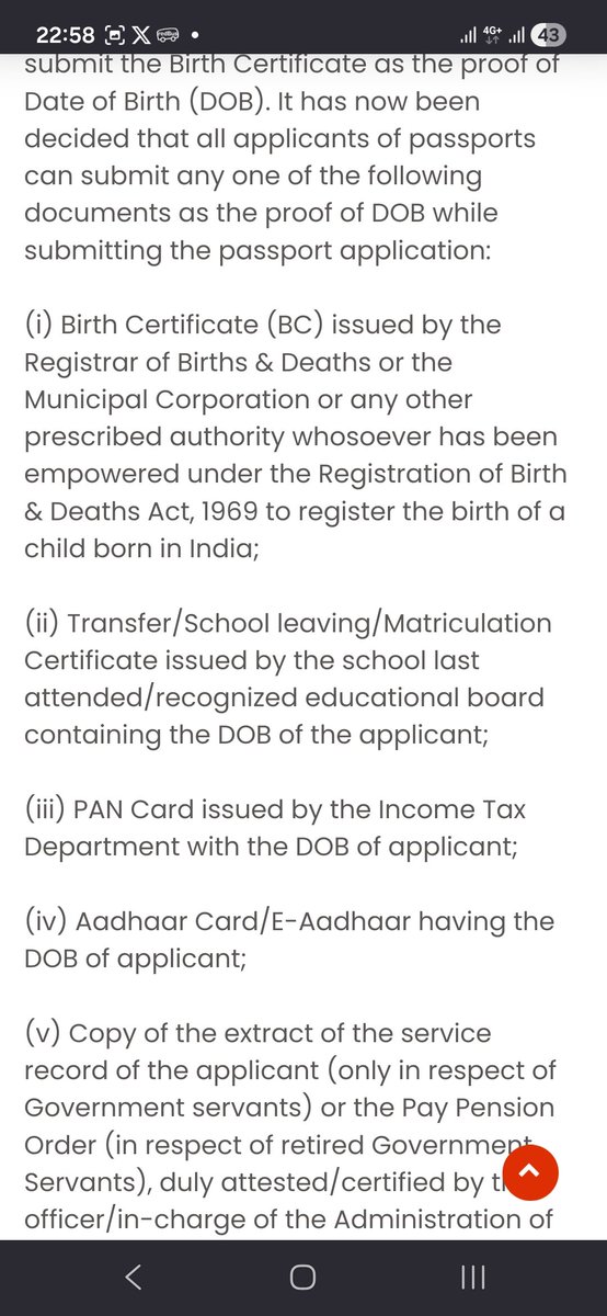 jraja86's tweet photo. @MEAIndia @passportsevamea @PMOIndia @DrSJaishankar https://t.co/pS6Au21qbr

This is the reply given by MEA to lok shaba 2017.
After 1989 also, the birth certificate is not mandatory, if original PAN is available https://t.co/ATySuF73i9