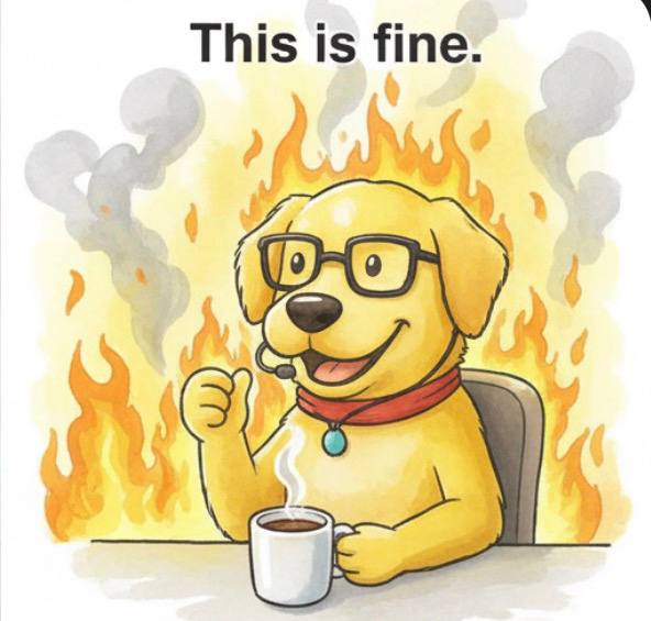 Adulting feels like staying calm while everything is on fire! Whether it is prioritizing endless tasks or reading every single line of Terms &amp; Conditions, stay wise and keep your data secure. <a href="/DataHaven_xyz/">DataHaven 🫎</a> #DataHaven #Testnet