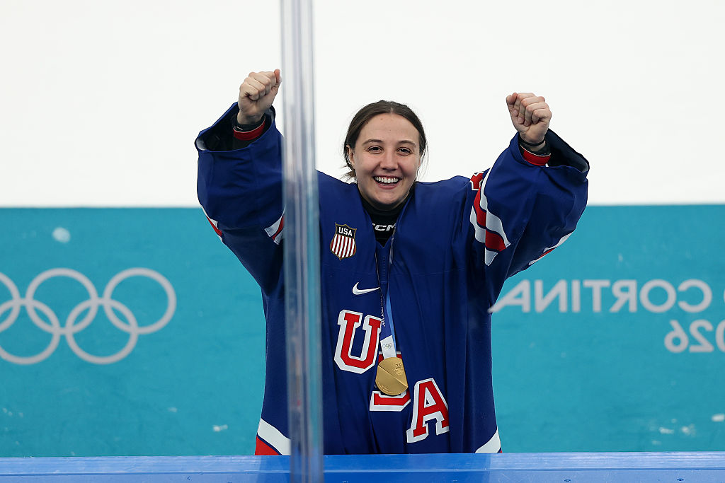JacketsInsider's tweet photo. In the past 14 months, USA Hockey has won men's and women's Olympic gold, as well as the 2025 men's and women's World Championships.

Charlie Coyle: "It's really great because you can see just how much hockey has grown. ... USA teams are only going to get better and better." https://t.co/2i9bvzPjHk