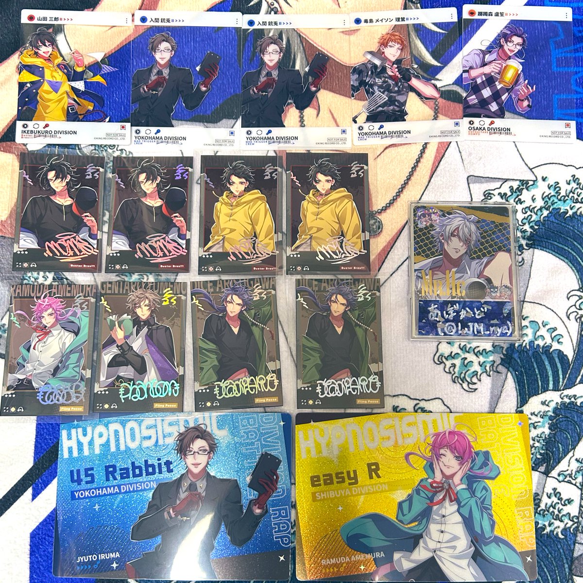 交換】 ヒプノシスマイク ヒプマイ 中国 特典 クリアカード チェキ風