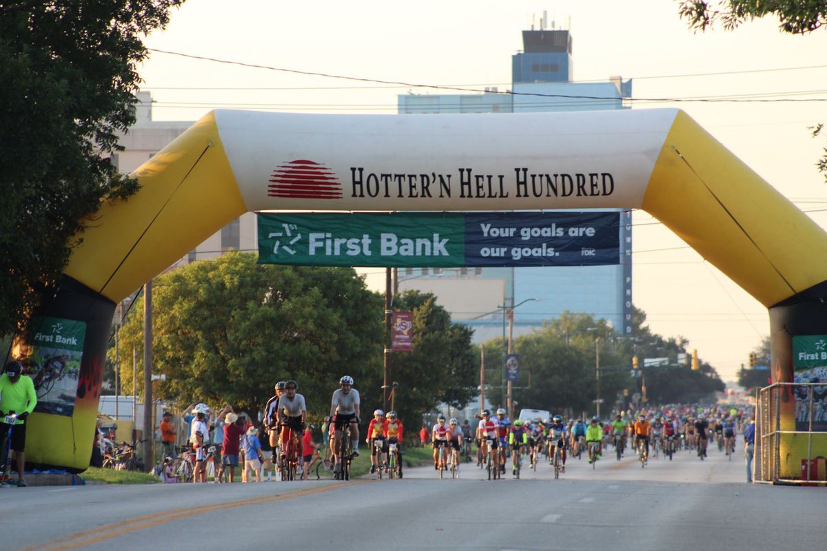 Hotter'n Hell 100 tweet media