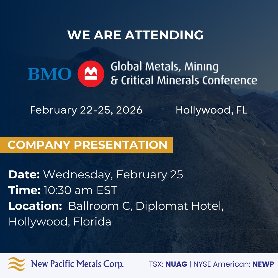 New Pacific Metals tweet media