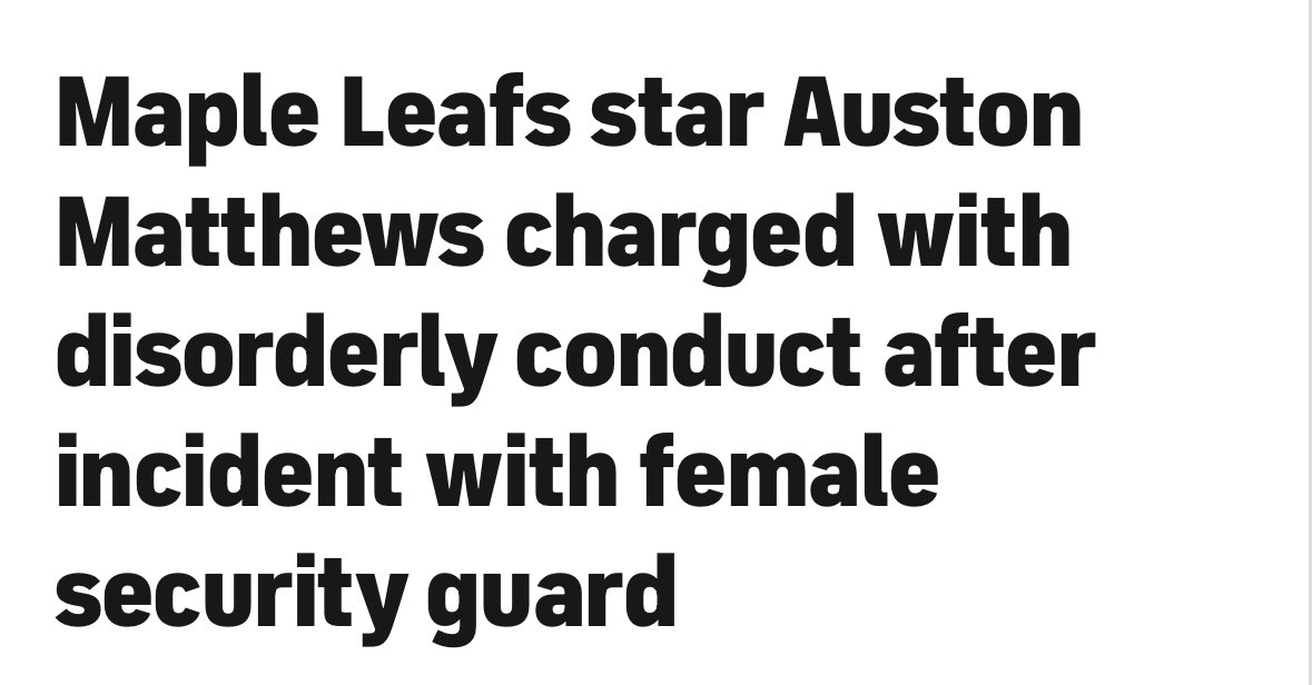 this auston matthews????