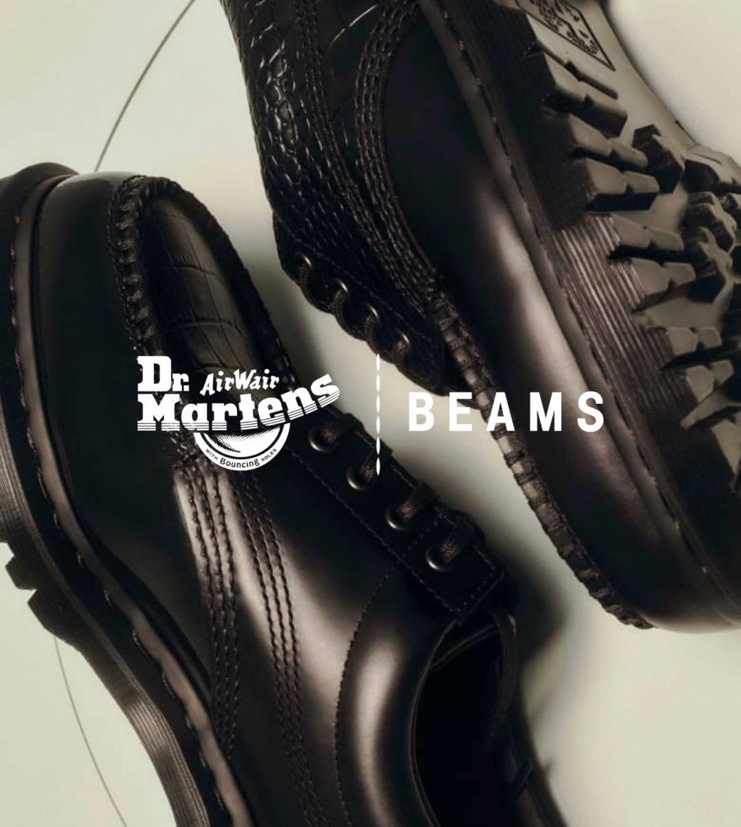 Dr. Martens x BEAMS 26SS 約6年ぶりのコラボシューズ『LOWELL』が国内