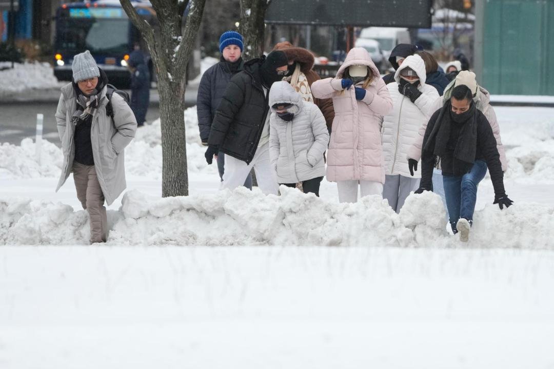 Snow accumulation during the Northeast blizzard
