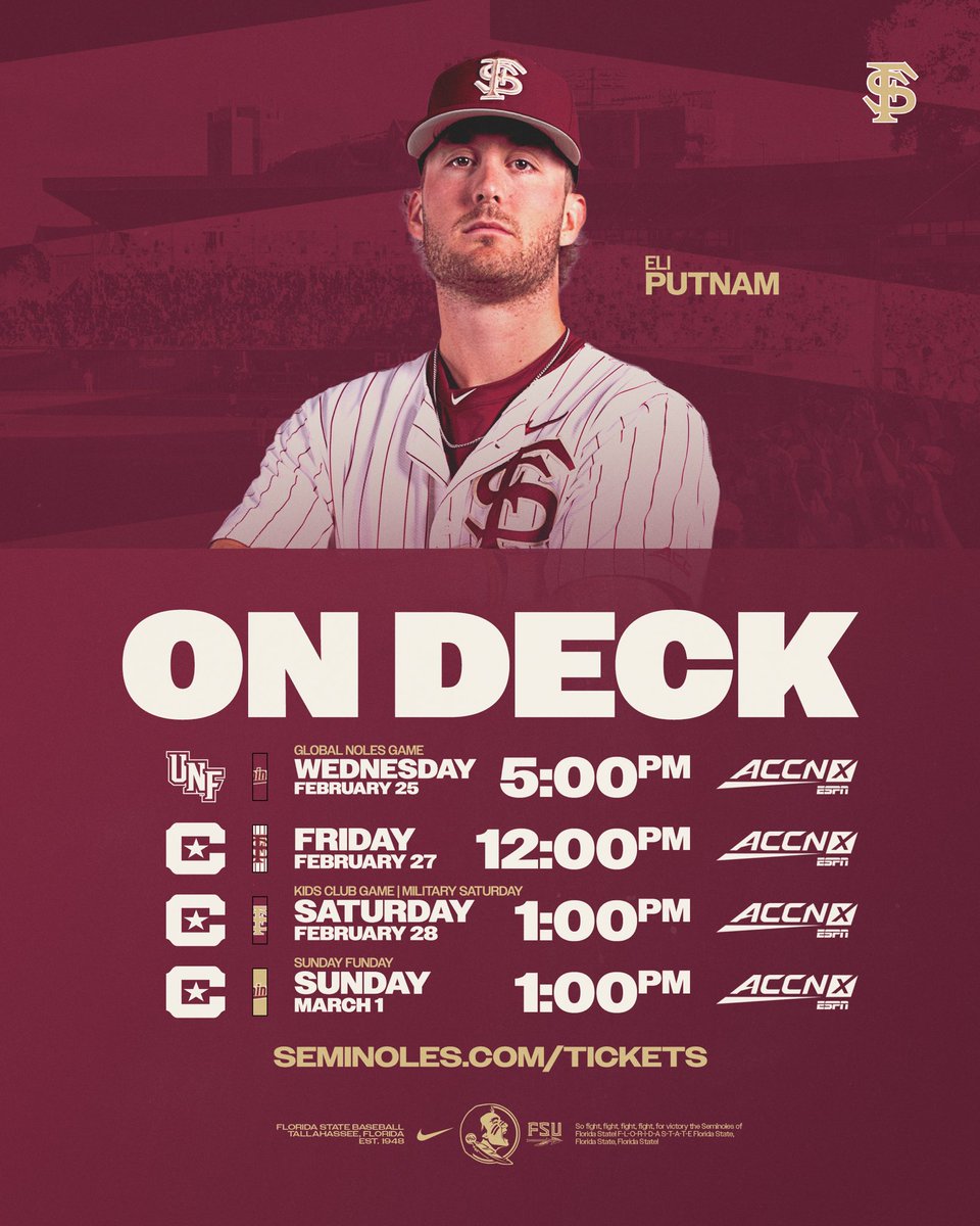 FSU Baseball tweet media