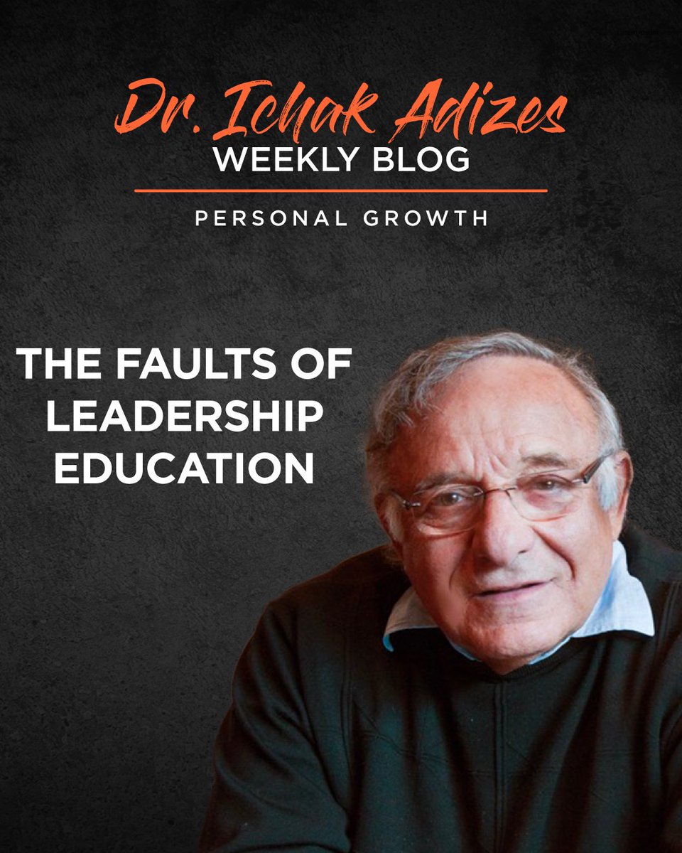 Dr. Ichak Adizes tweet media