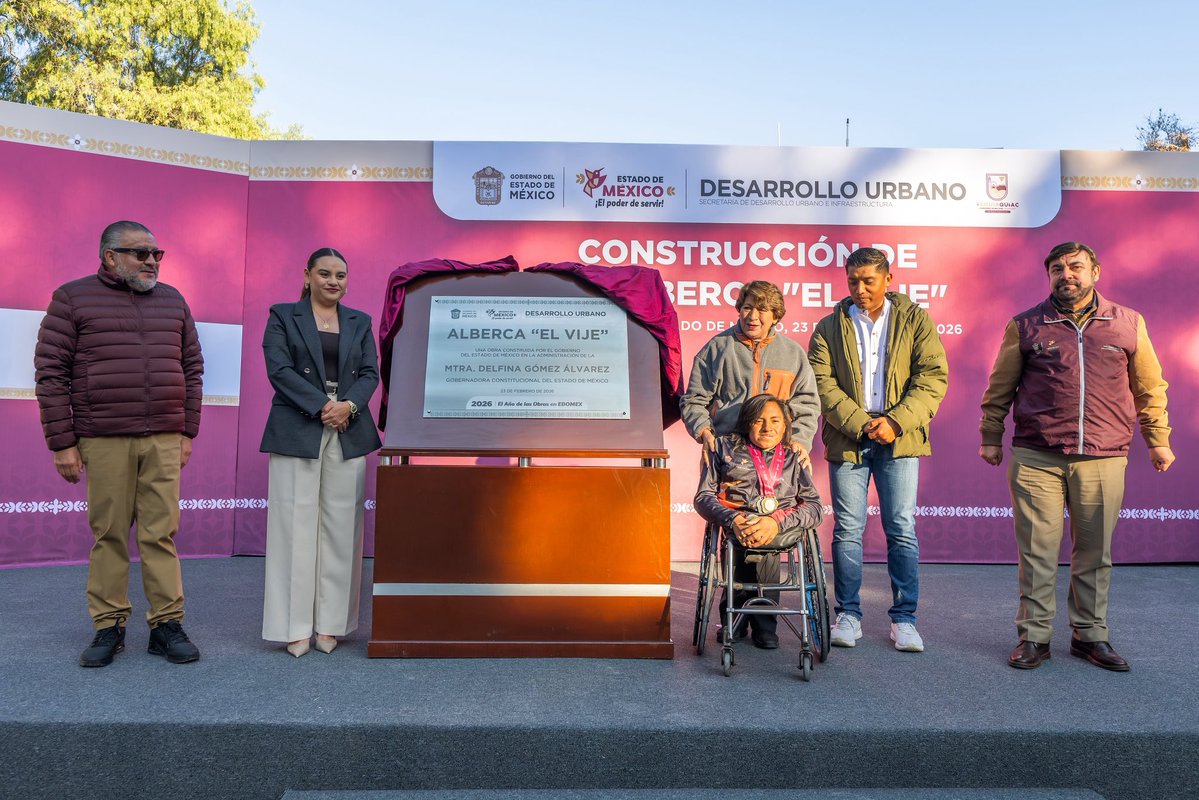 En #Tequixquiac inicié las actividades de este día, donde hice la entrega de la construcción de la alberca “El Vije”, como parte del compromiso de mi Gobierno de hacer del 2026, El Año de las Obras en el #EdoMex.

Con obras y programas de beneficio social, los Gobiernos de la