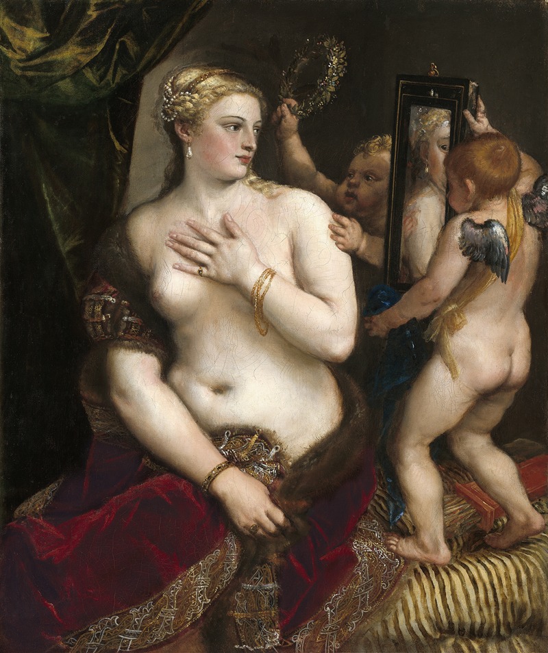 Venus With a Mirror (C. 1555)
Titian (Italian, c. 1488-1576)