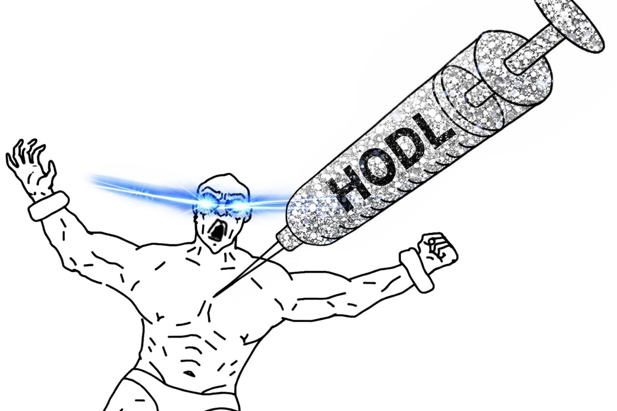 hodl2013's tweet photo. inject conviction. 
delete fear. 

H O D L https://t.co/G1pYKJ7eP2