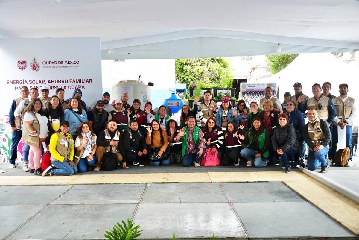 La secretaria del Medio Ambiente, <a href="/Jualicra/">Julia Álvarez Icaza Ramírez</a>, acompañó a la Jefa de Gobierno, <a href="/ClaraBrugadaM/">Clara Brugada Molina</a>, en la presentación de resultados del programa “Cosecha de Lluvia y Calentadores Solares para Transformar la Ciudad”, que beneficiará a habitantes del sur de la Ciudad de México.

El