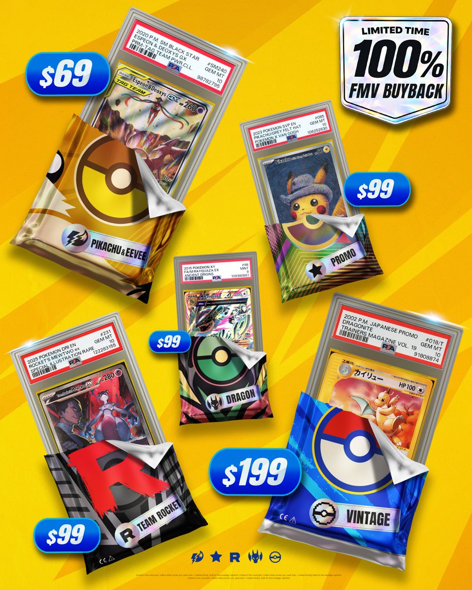 Pokémon turns 30. We're celebrating all week with 5 days of special edition pack drops 🎉

Want to win all 5 packs?
✅ Follow
🔁 Like + RT
👥 Tag a friend who loves Pokémon

2 winners announced Friday. GL! 🔥