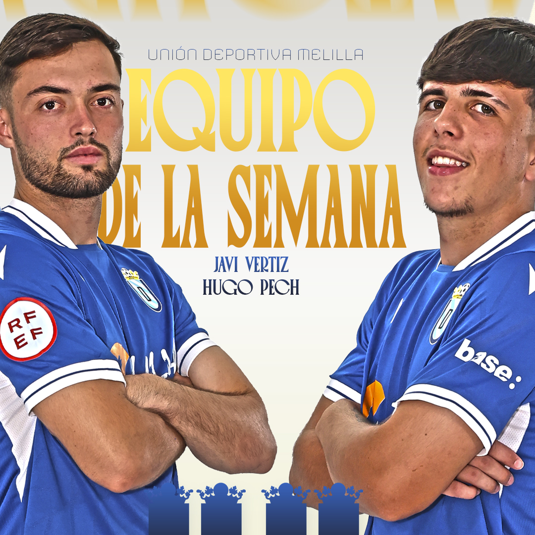 🌟<a href="/JaviVertiz2/">Javi Vertiz</a> y <a href="/huugoo_07_/">hugoopechh_</a> están en el once de la semana de #TerceraFederacion y #juvenilDH. 

¡Enhorabuena chicos! ¡A por más esta semana! Ⓜ️⚡🆙

#HacemosCantera