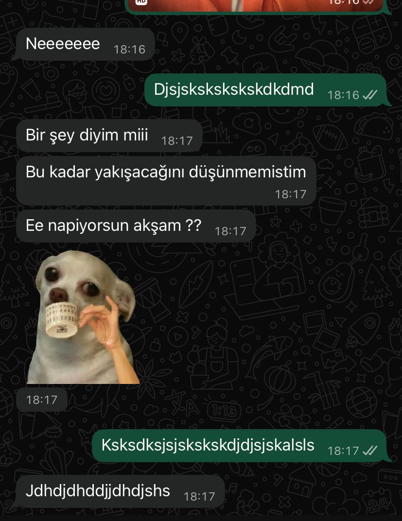 8 yıllık arkadaşım ilk defa kısa saçlı gördü 💦💦