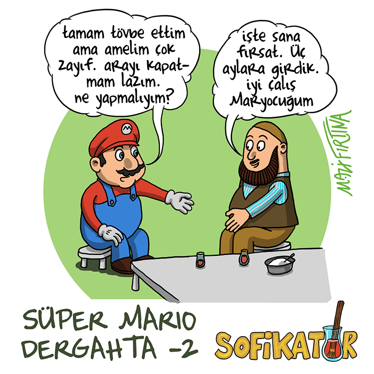 kullukyapbiraz's tweet image. süper mario dergahta
(bu zamanlarda ne yapsan kârdır.)
#sofikatur

#supermario #ramazan #islam #tasavvuf #mizah #karikatur #cartoon #58