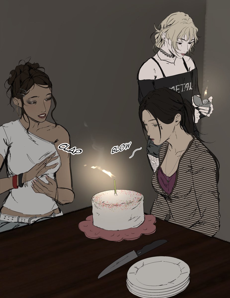 Maplefoxx_'s tweet photo. The girls celebrating Kendall’s birthday (bc ofc I had to draw them too)
#aftg genderbent https://t.co/OOmt4eLm5Z
