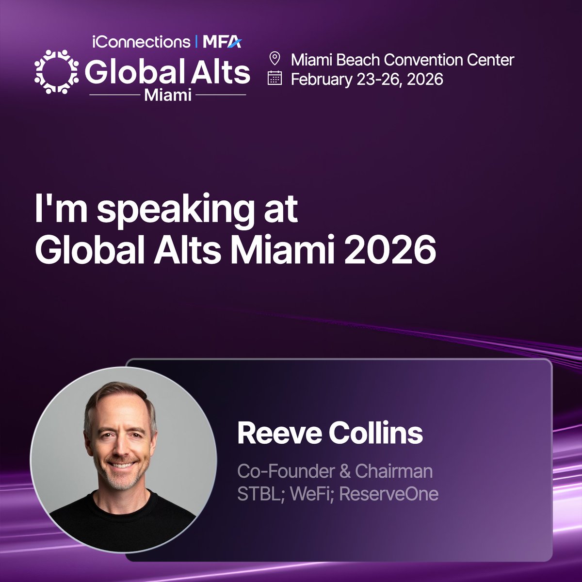 stbl_official's tweet photo. Meet us tomorrow at Global Alts Miami, where STBL Co-Founder & Chairman @Reeve_Collins will take the stage to unpack: "The Digital Dollar Revolution: Stablecoins, RWAs & the Future of Global Transactions." 

Featuring visionary leaders: 
@mgiampapa1, General Partner, @galaxyhq  Ventures
@SalmaanJaffery, CBDO, Dubai International Financial Centre (@DIFC ) 
@FrancisSuarez, 43rd Mayor of Miami & Of Counsel, Quinn Emanuel

 Join us in shaping the next frontier of digital finance.
@iconnections_io