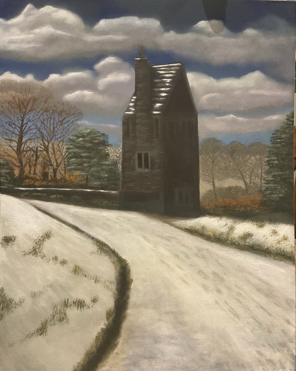CJw6m's tweet photo. Original #OilPainting on canvas board. 20” x 16” The #PigeonTower on the #WestPennineMoors near #Rivington Available soon at https://t.co/uIyIOLJXlL https://t.co/AsTu6opadm