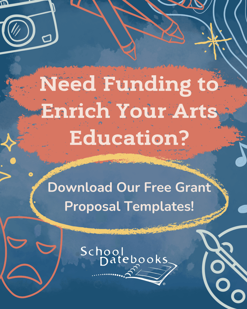 Need funding to grow your school’s arts program?

Use our free grant proposal templates to save time and strengthen your request.

Find the downloads at the link below. 

schooldatebooks.com/grants/#resour…