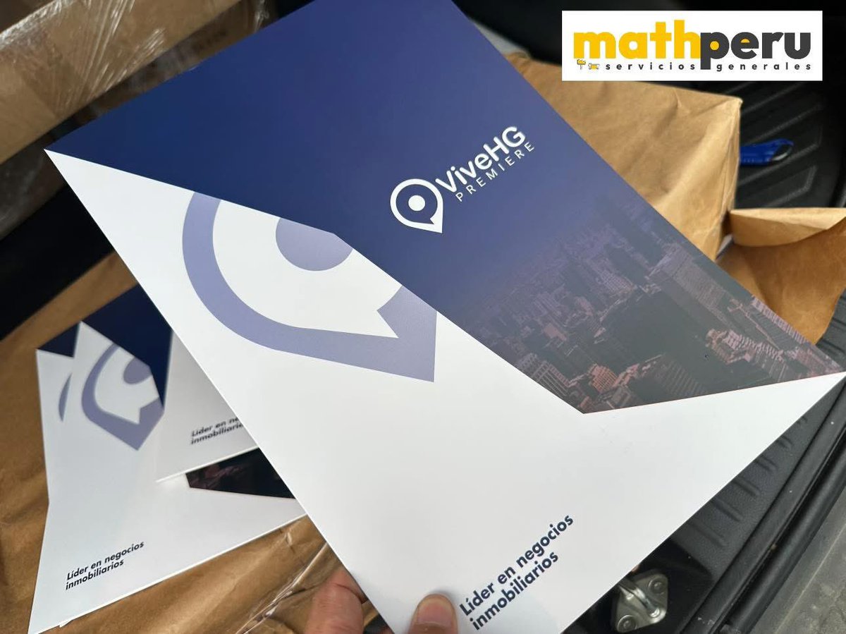 math_peru's tweet image. FOLDERS Publicitarios 👉📲964096078 o Whatsapp. Pedido para #VivehgPremiere #Huanuco 
👉 Papel folkote cal. 16 + Plastificado mate
👉 Enviamos a provincia
.
#folders #folderpublicitarios #carpetas #publicidad #imprenta #offset #enviosatodoelperu