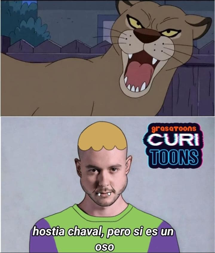 Ostia pero si es un oso!!
