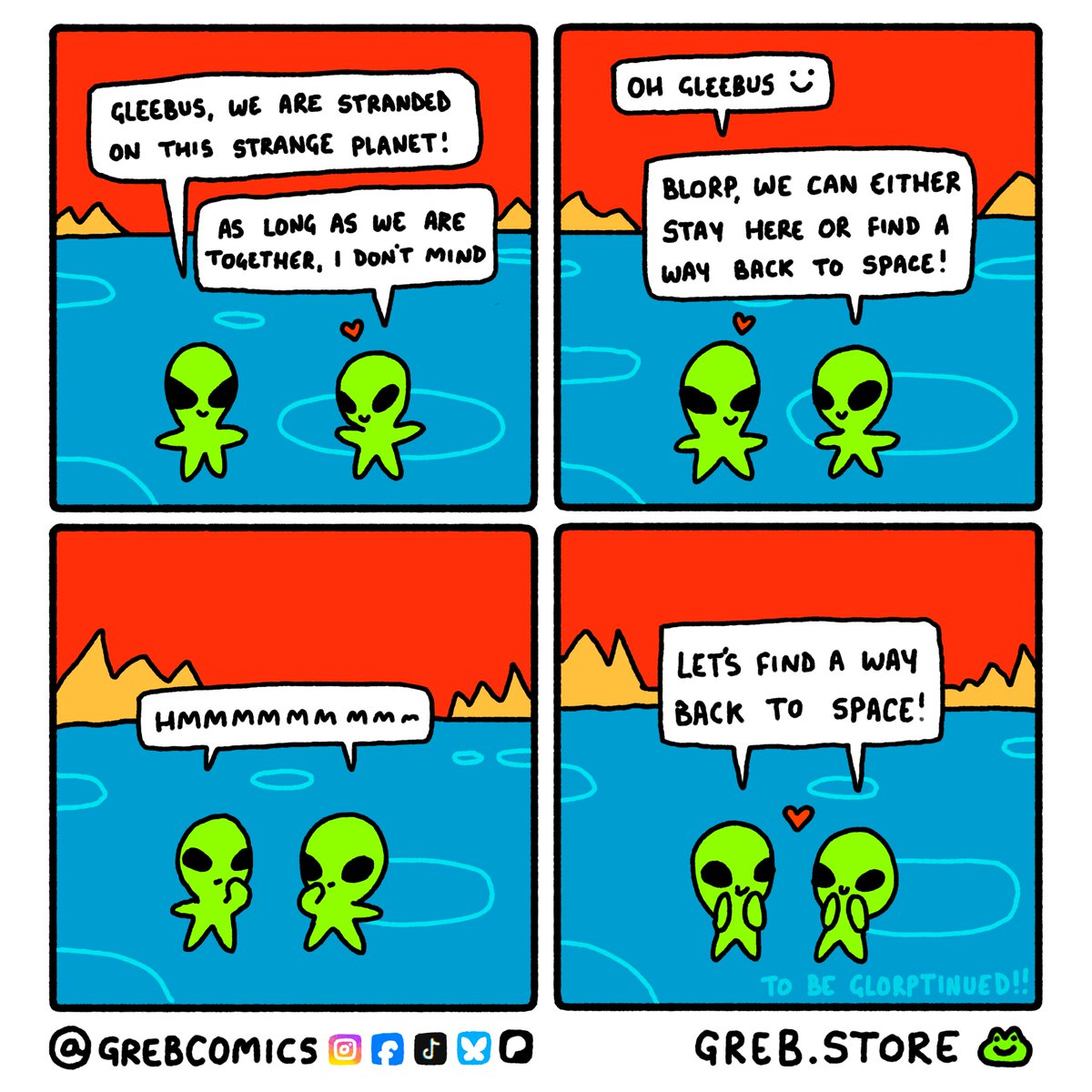 gleebus and blorp find a way back to space