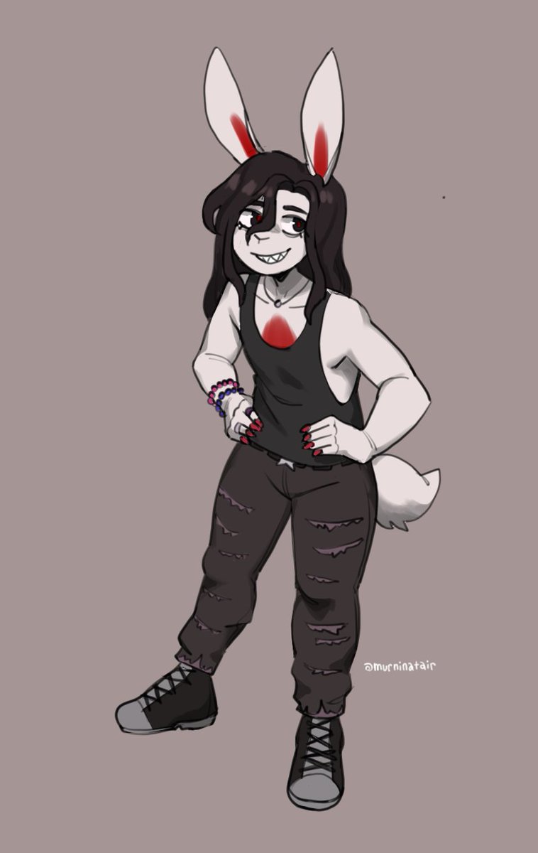 Anthropomorphic Rabbit Girl Anime Anthro Bunny Girl