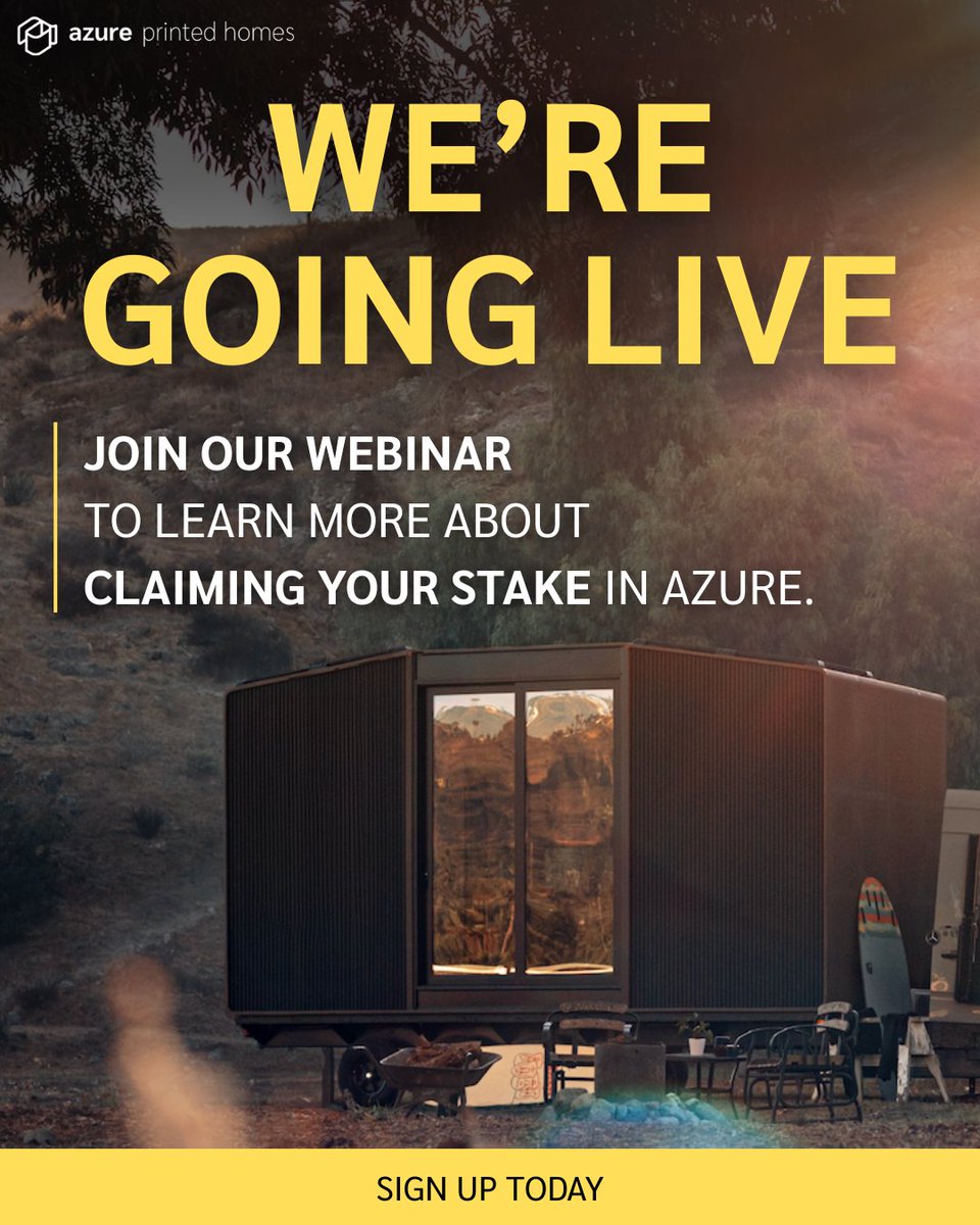 Azure Printed Homes tweet media