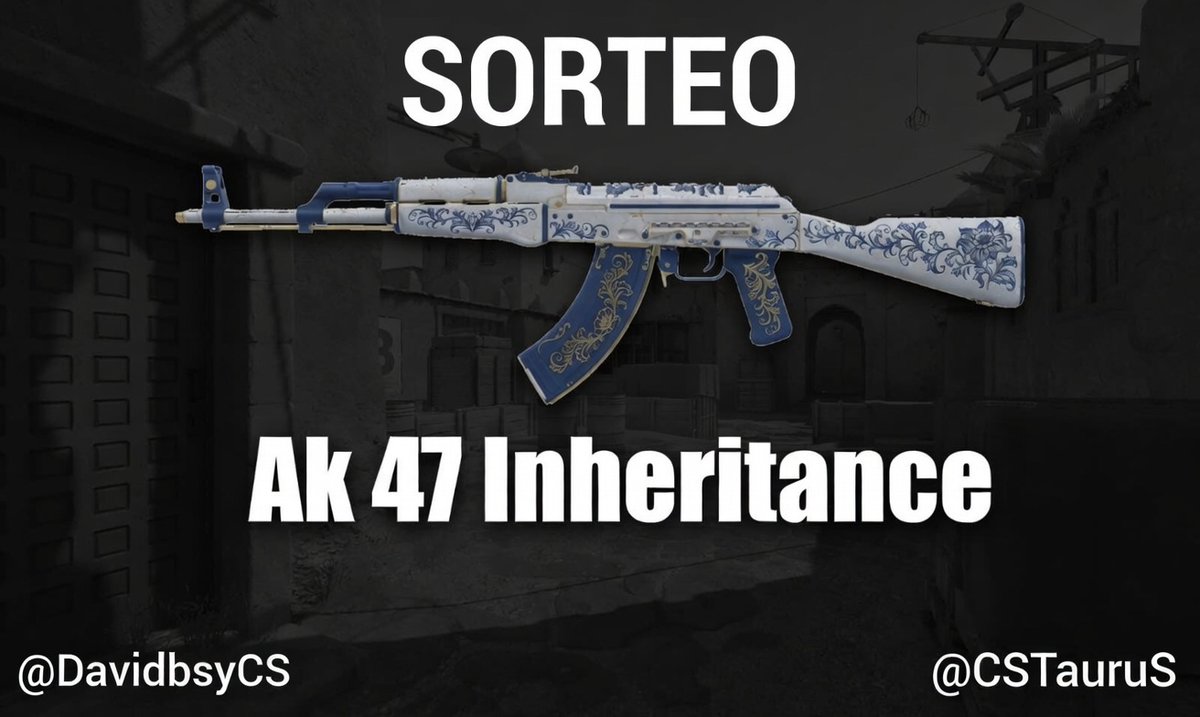 ☘️ Sorteazo ☘️
💎 AK | Inheritance 💎

-Rt + Mg + Mencionar a un amig@
-Follow a <a href="/DavidbsyCS/">Davidbsy CS</a> 
-Follow a <a href="/CSTauruS/">tau💎</a> (Colaborador del sorteo)

El ganador será anunciado en un Stream la semana que viene y tambien por X.
GL a todos 🤞