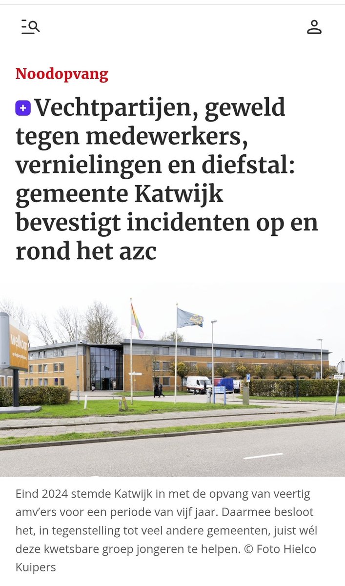 Katwijk haalt 40 AMV'ers binnen als "kwetsbare jongeren" en krijgt meteen vechtpartijen, geweld tegen personeel, vernielingen en diefstallen! Begin 2025 al chaos in het AZC. COA noemt het "opstartfase" 🤡
Zin om ff daar snel eens een kijkje te nemen.