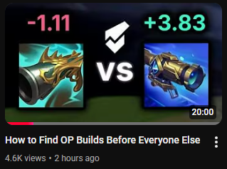 A lot of you have been asking for an in-depth guide for using Coachless, so I finally made one!

In this video I break down:
• Why Win Rates are misleading (selection bias)
• How WPA mitigates selection bias
• How I use WPA to optimize my builds
• How I discover/invent
