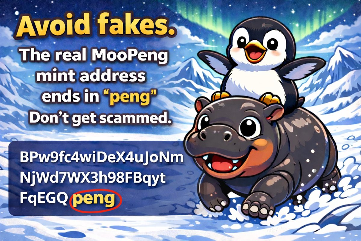 Moo Deng's Penguin (@buymoopeng) on Twitter photo 