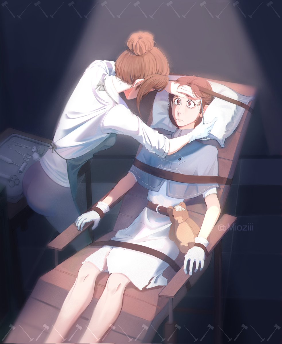 mioziii's tweet photo. My first lobotomy, I'm so nervous 👉👈

I've been thinking about them for a long time 🥴

#idv #identityv #fanart https://t.co/TpOMNfWlac