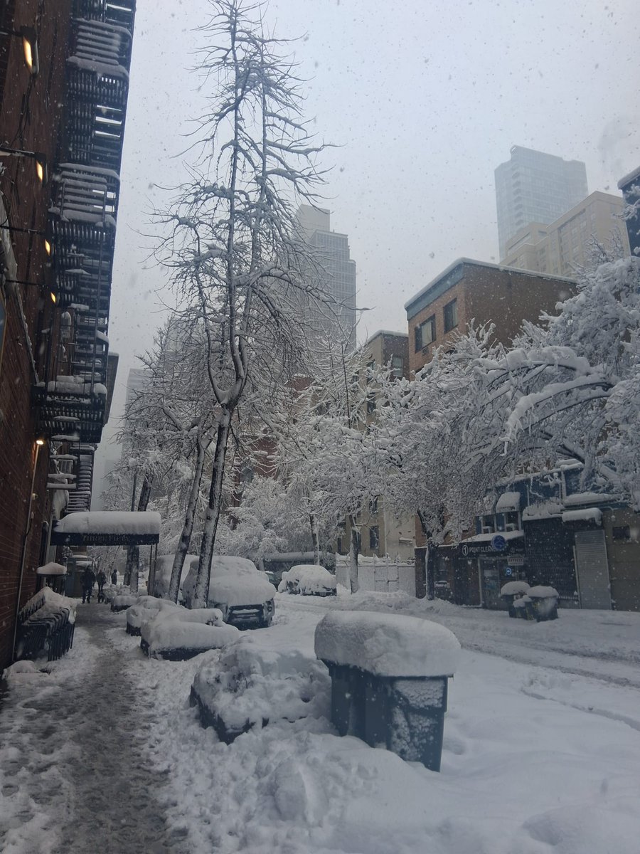 AlfredRPico's tweet photo. Impressionants les imatges que la meva amiga Verònica ens acaba d'enviar des de Nova York, Manhattan.
#blizzard #NYC #meteo #weather https://t.co/cGtCPsAkza