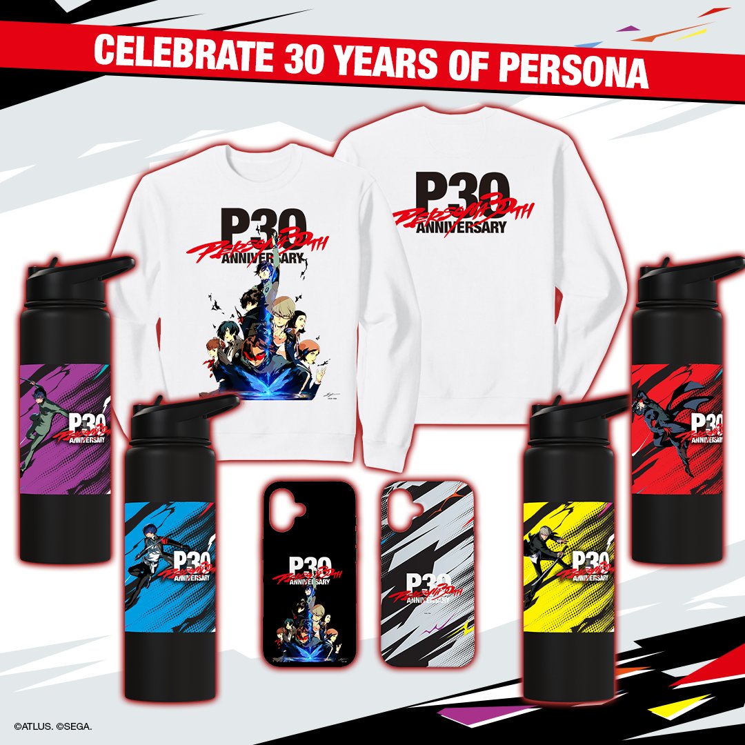 Celebrate the legacy of Persona with the official 30th Anniversary Collection — now live on Amazon! ❤️💛💙🧡💜

Buy now: atlus.link/P30th-Amazon
