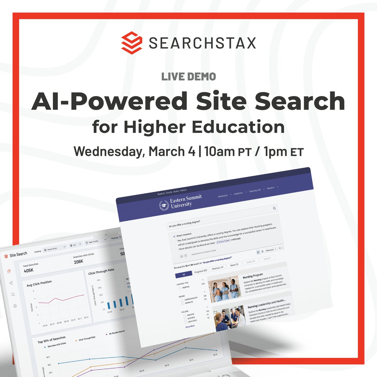 SearchStax tweet media