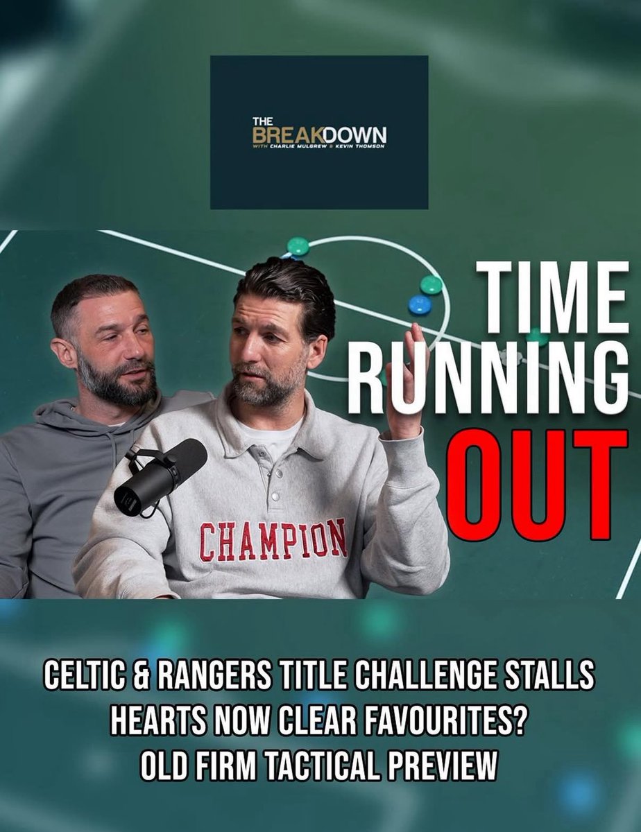 Our latest episode is LIVE!

📺 Watch now on YouTube: youtu.be/mGru1oAE9VQ?si…

🎧 Listen now on Spotify: open.spotify.com/episode/4Rte2x…

#SPFL #Rangers #Celtic #Hibs #HMFC <a href="/RangersFC/">Rangers Football Club</a> <a href="/CelticFC/">Celtic Football Club</a> <a href="/HibernianFC/">Hibernian Football Club</a> <a href="/JamTarts/">Heart of Midlothian FC</a> <a href="/KThomsonAcademy/">KevinThomsonAcademy</a> <a href="/charlie_mulgrew/">Mulgrew Pitch to Par</a>