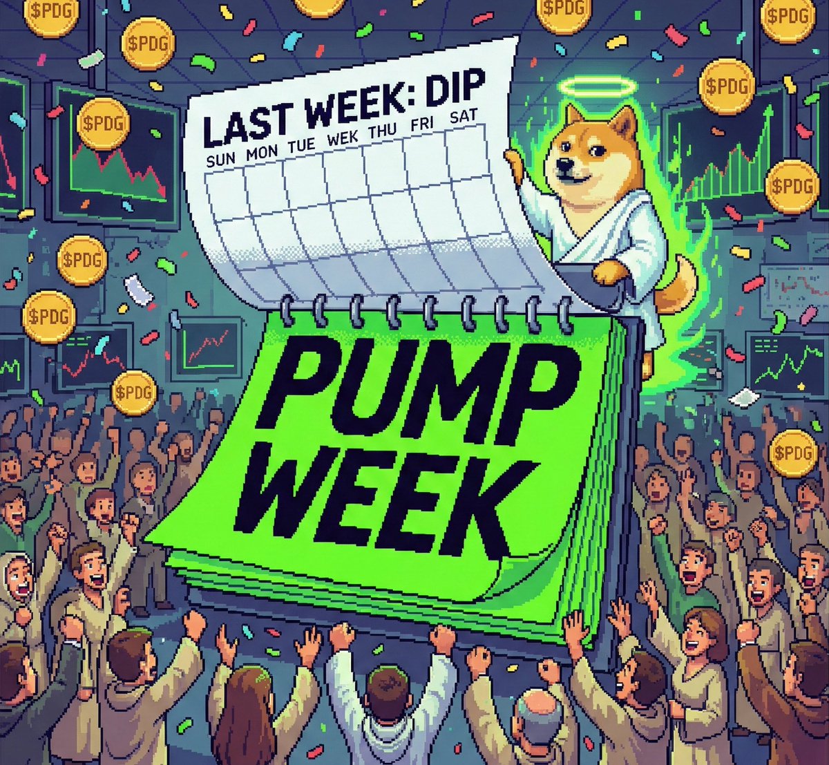 DogeProphetSol's tweet photo. Week 2 of the $PDG prophecy begins.

Last week: cult formed.
This week: cult expands.
Next week: you'll wish you aped earlier.

The dog doesn't wait. 🐕🔮

CA: 3hK2dPLFTPVyxBCFzrreGtqEPo8LNZgL4wNWTqZYpump
#PDG #NewWeek #Pumpfun #Degen https://t.co/MW8hoKwmL5