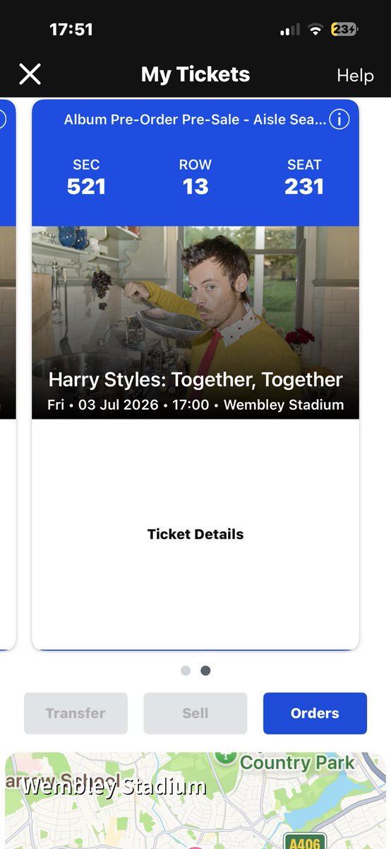ambstwt's tweet photo. Would anyone want to buy my harry styles July 3rd tickets! They were £84 but would sell for £65 each!!! And not a bad veiw at all #harrystyles #tickets https://t.co/usqASbFgrC