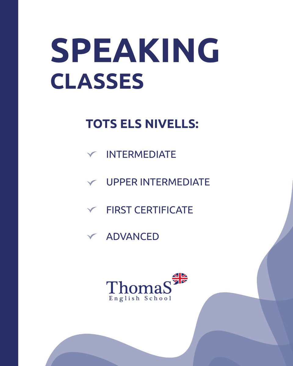 Tenim algunes places lliures als grups de conversa en anglès. Si sempre has volgut parlar amb fluïdesa, és el teu moment de començar a fer speaking! Prova una classe gratis!