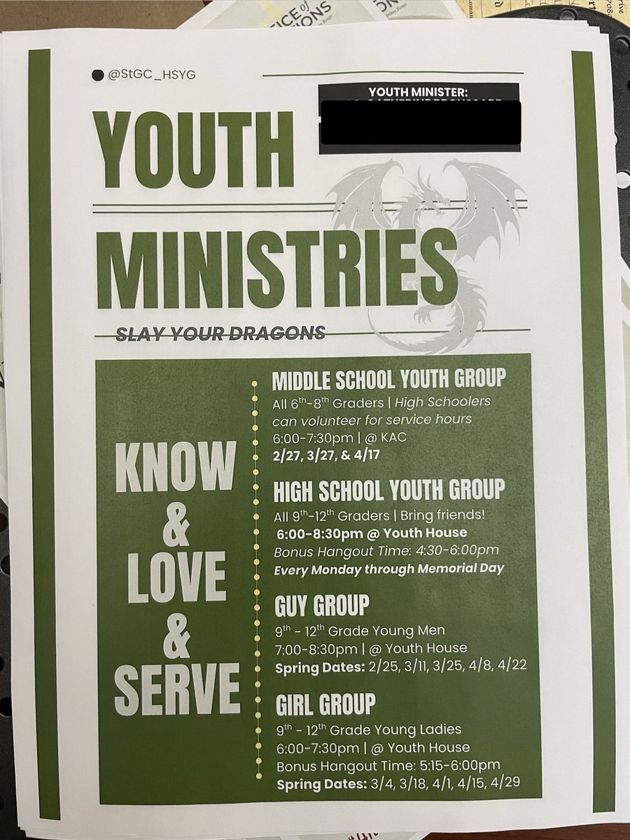 It’s gonna be a good spring!
Love how much our offerings have expanded in recent years - God is working beautiful things!!
