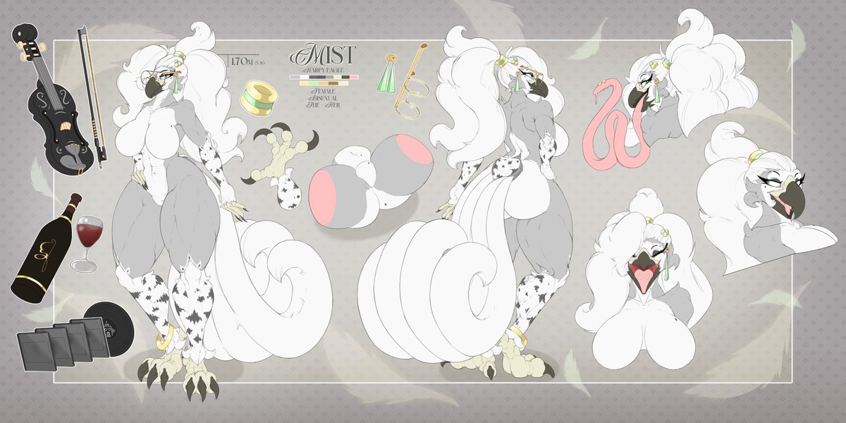 New Mist ref sheet!

It was about time i updated Mist's reference sheet with her most current design, and of course, a few new changes and adjustments as well to give her a renewed and refreshed design :> 

Hope you like it! ✨