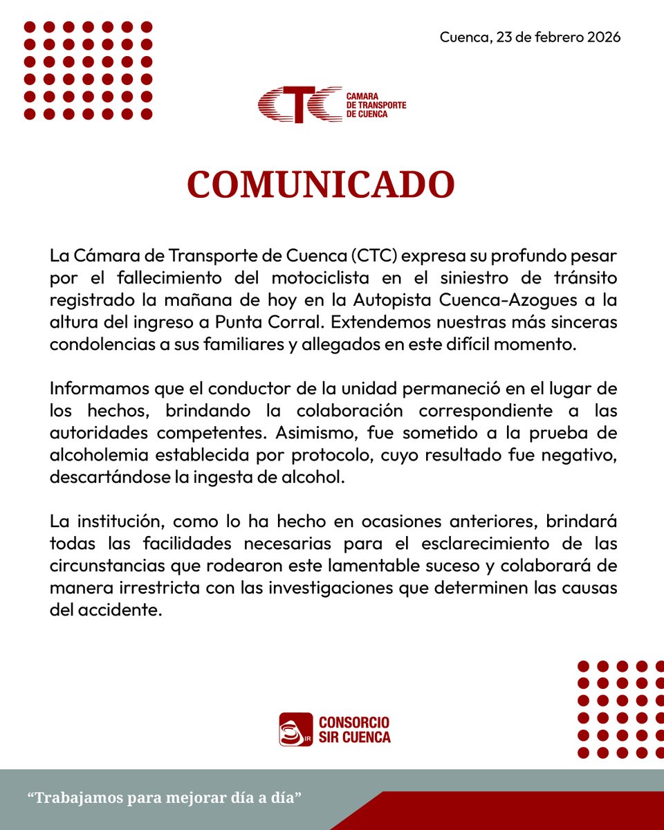 CAMARA DE TRANSPORTE tweet media