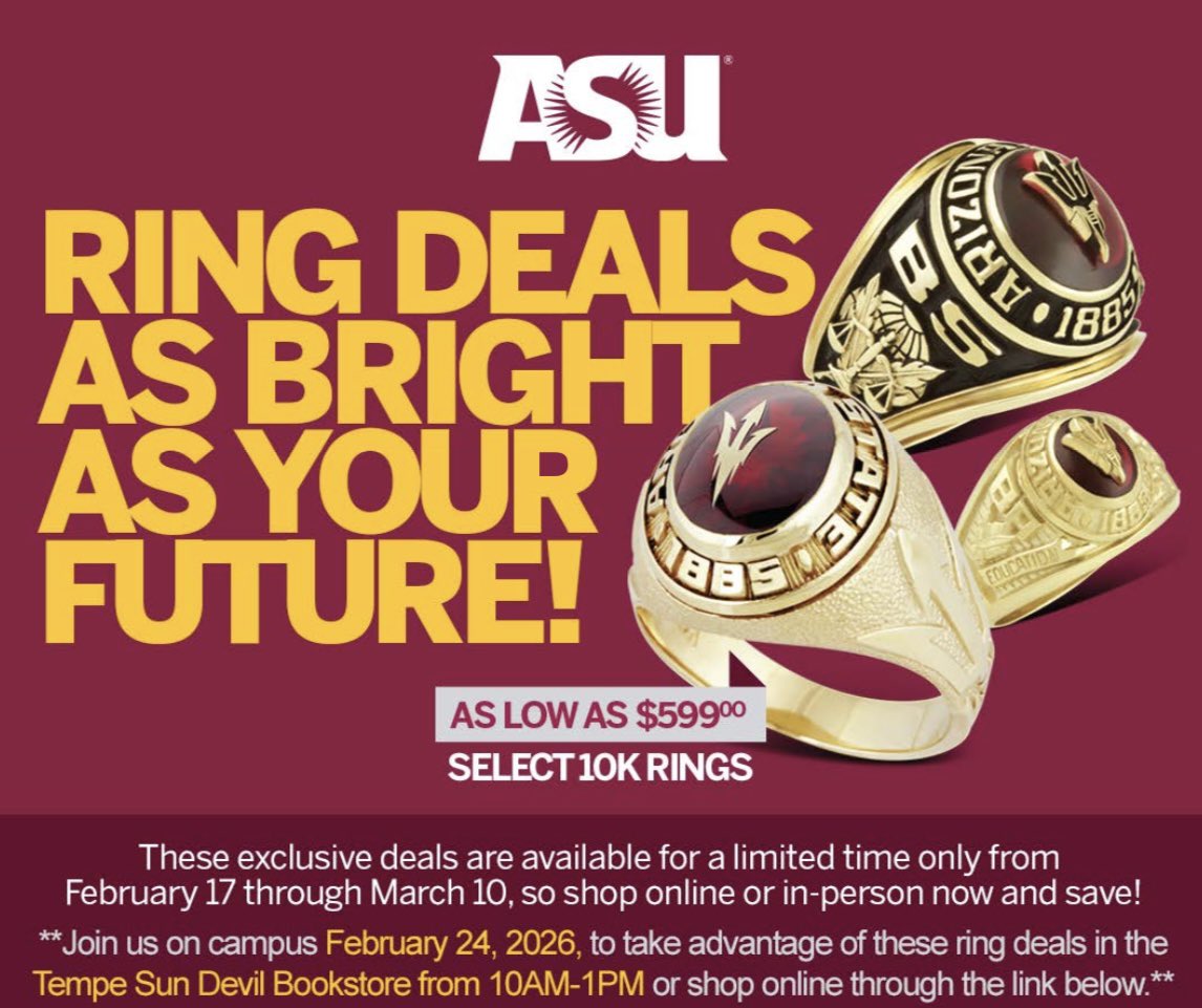 Sun Devil Campus Stores tweet media