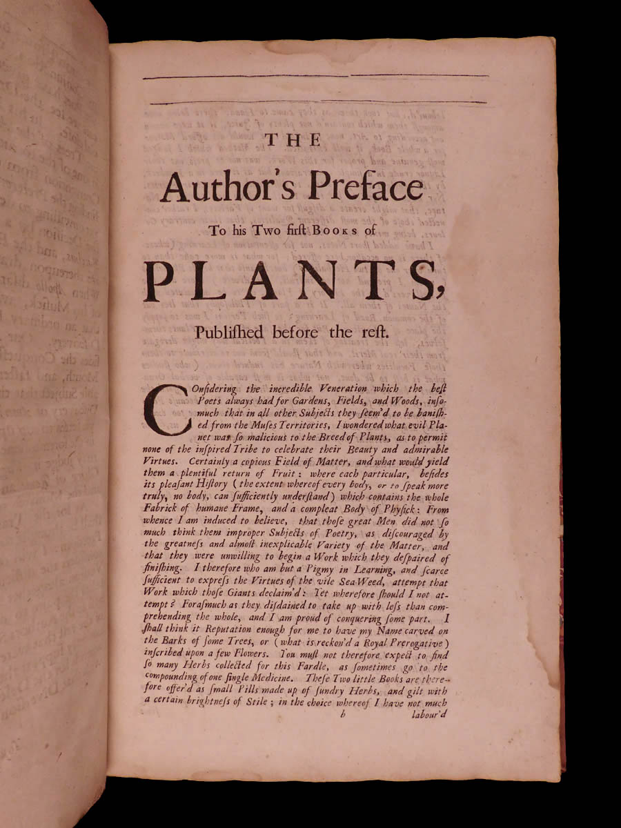SchilbRareBooks's tweet image. Abraham Cowley's "Six Books of Plants," a fascinating work of botanical poetry! (1689) Interested? ow.ly/z0vv50YjKmP
Want more? ow.ly/cFwF50YjKmQ

#Plants #Coca #Poetry #Cowley #RareBooks #SchilbAntiquarian #Books #Reading #History #SpecialCollections #Librarians
